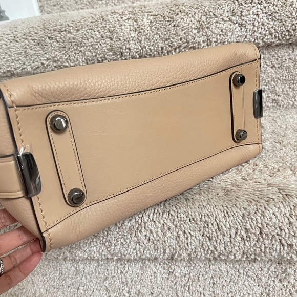 Coach | Bags | Nwt Coach 87295 Beechwood Satchel Pebble Leather Swagger ...